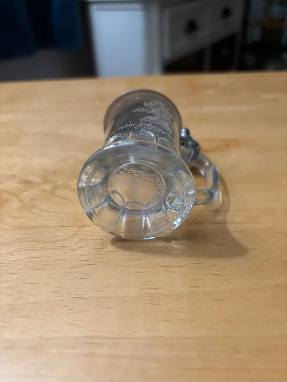 Minnie Mouse Mini Glass Stein with Pewter Lid - Bockling